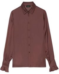 Zadig & Voltaire - Ruffled Long-Sleeves Top - Lyst