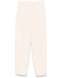 BOSS - High-Waist Corduroy Trousers - Lyst