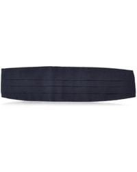 Corneliani - Pleated Silk Cummerbund - Lyst
