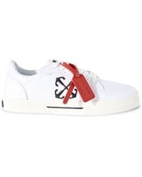 Off-White c/o Virgil Abloh - Vulcanized Canvas Sneakers - Lyst