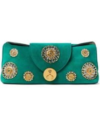 Versace - Pochette En Daim Brodée Vivian - Lyst