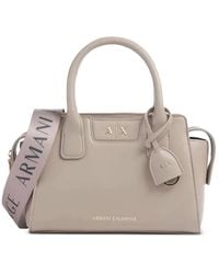 ARMANI EXCHANGE - Borsa Tote Con Logo - Lyst