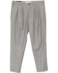 Yes London - Pleated Belt-Loop Trousers - Lyst