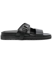 DSquared² - Leather Flat Sandals - Lyst