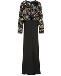 Max Mara - Robe Ornée De Sequins À Coupe Longue - Lyst