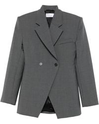 GIUSEPPE DI MORABITO - Asymmetrical Double-Breasted Jacket - Lyst
