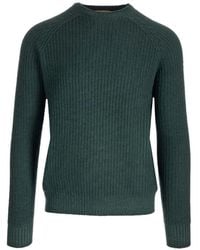 Al Duca d'Aosta - Ribbed-Knit Crew-Neck Sweater - Lyst
