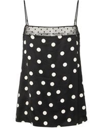 Stella McCartney - Top Con Motivo De Lunares - Lyst