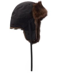 Lemaire - Shearling-Lined Chapka Hat - Lyst