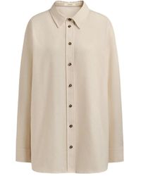 12 STOREEZ - Camisa de franela con botones - Lyst