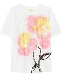 Twinset - Camiseta con motivo floral - Lyst