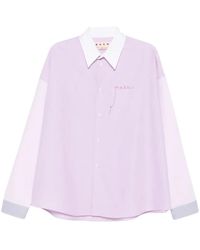 Marni - Colour-Block Pocket Shirt - Lyst