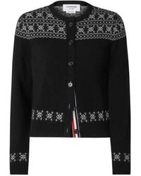 Thom Browne - Cardigan Fair Isle - Lyst