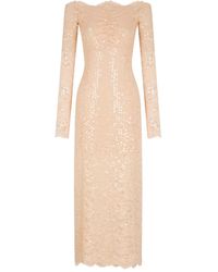 Rabanne - Sequined Long-sleeve Maxi Dress - Lyst