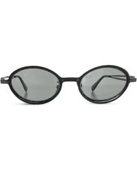 Kuboraum - Oval-Frame Metal Sunglasses - Lyst