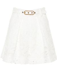 Zimmermann - Corded-lace Cotton Shorts - Lyst