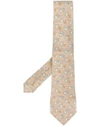 Paul Smith Mens Fish Narrow Tie