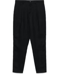 Canali - Linen Trousers - Lyst