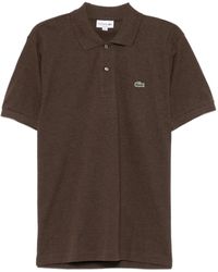 Lacoste - Polo En Coton À Logo Appliqué - Lyst