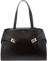 Ferragamo - Hug Tote Bag mit Spangendetail - Lyst