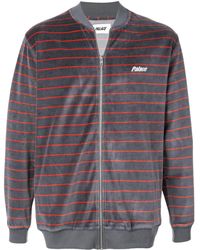 Palace - Velour Striped Bomber Jacket - Lyst