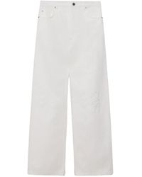 Loewe - Vaqueros Estilo Baggy Con Bordado Anagram - Lyst