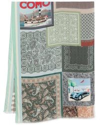 Pierre Louis Mascia - Patchwork Paisley Scarf - Lyst