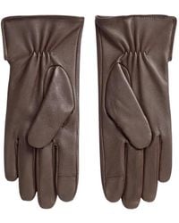 Ralph Lauren - Gants En Cuir À Détail De Boutons - Lyst