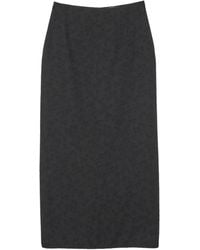 Cecilie Bahnsen - Uka Eira-Matelassé Straight Midi Skirt - Lyst