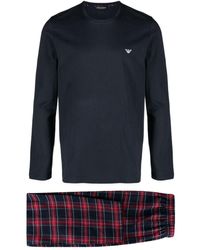 Emporio Armani - Long Pajama Set - Lyst