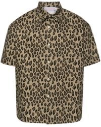 Bluemarble - Leopard-print Short-sleeve Shirt - Lyst