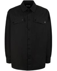 Off-White c/o Virgil Abloh - Surchemise Boutonnée À Logo Imprimé - Lyst