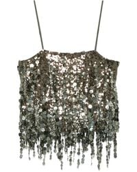 Blumarine - Sequin Top - Lyst