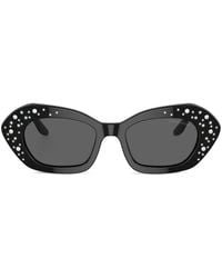 Giorgio Armani - Oversize-Frame Sunglasses - Lyst