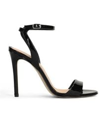 The Seller - Patent-Leather Ankle-Strap Sandals - Lyst
