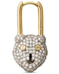 Maria Black - 14Kt For The Love Of Ted Diamond Huggie Earring - Lyst