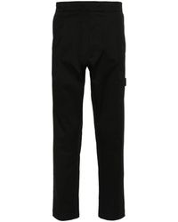 Low Brand - Gabardine Pleated Tapered Trousers - Lyst