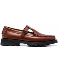 Hereu - Alber T-bar Leather Loafers - Lyst