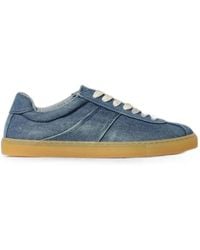COPENHAGEN - Washed-Denim Sneakers - Lyst