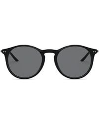 Giorgio Armani - Round-Frame Sunglasses - Lyst