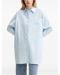 Iceberg - Blouse Met Geborduurd Logo En Zak - Lyst