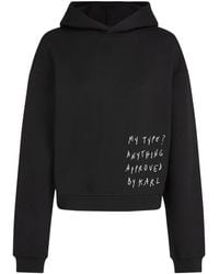 KARL LAGERFELD - X Pietro Terzini Boxy Hoodie - Lyst