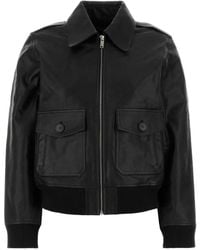 A.P.C. - Gaelle Leather Jacket - Lyst