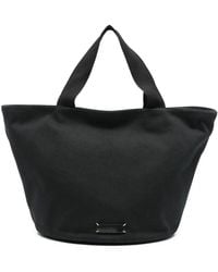 The Row - Borsa Tote Sisal Con Applicazione Logo - Lyst