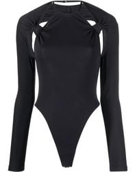 Jacquemus - Knotted Cut-Out Bodysuit - Lyst