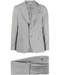 Manuel Ritz - Pinstripe-Pattern Single-Breasted Suit - Lyst