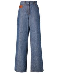 Fendi - Broek Met Wijde Pijpen - Lyst