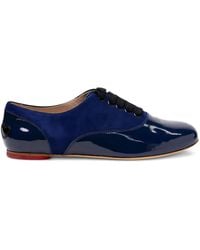 Hogan - Patent Heart Detail Oxford Shoes - Lyst
