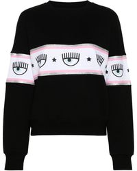 Chiara Ferragni - Katoenen Sweater Met Logoprint - Lyst