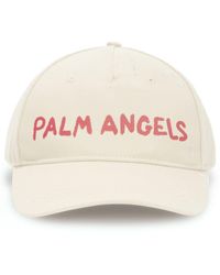 Palm Angels - Twill-Baseballkappe mit Logo-Print - Lyst